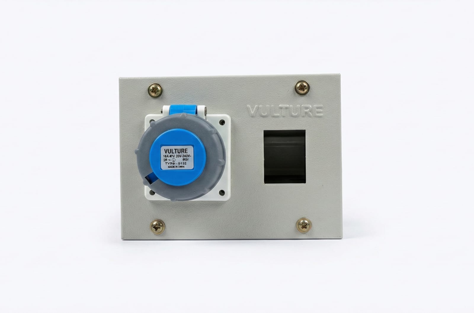Wall-Mounted Industrial Socket Boxes (Metal Power Distribution Enclosures) - Image 4